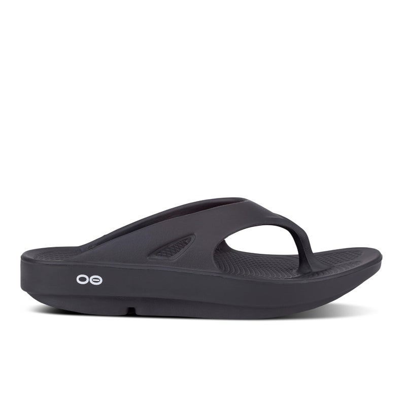 OOFOS OOriginal Recovery Sandal, Black - Womenâ€™s Size 13, Menâ€™s Size 11 - Image 2